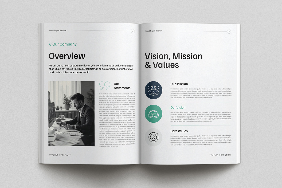 Annual Report Template, a Brochure Template by Cleffon_Graphic_Studio (Photo 3 of 7)