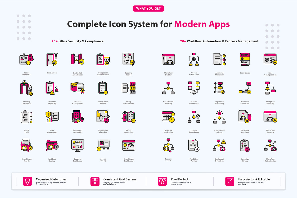 Workplace & Document Icons, an Outline Icon by vexper (Photo 5 of 7)