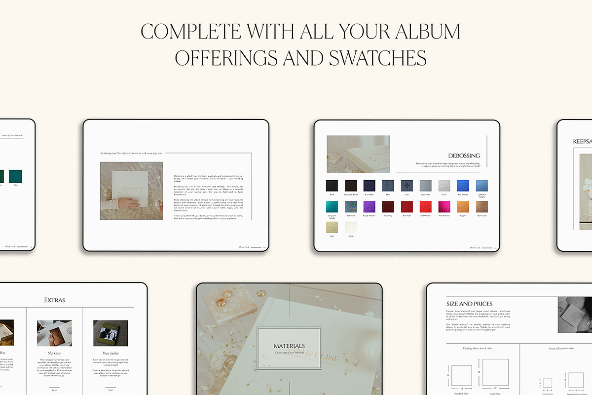 Minimal | Album Guide PDF, a Templates & Theme by Studio Leelou (Photo 4 of 10)