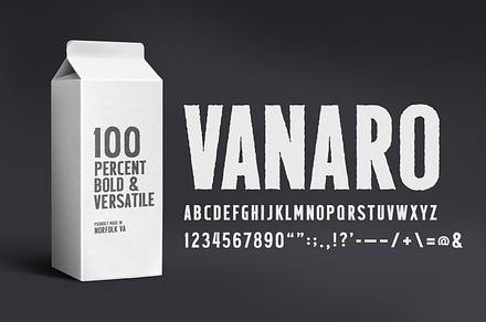 VANARO - Sans Serif Display Font
