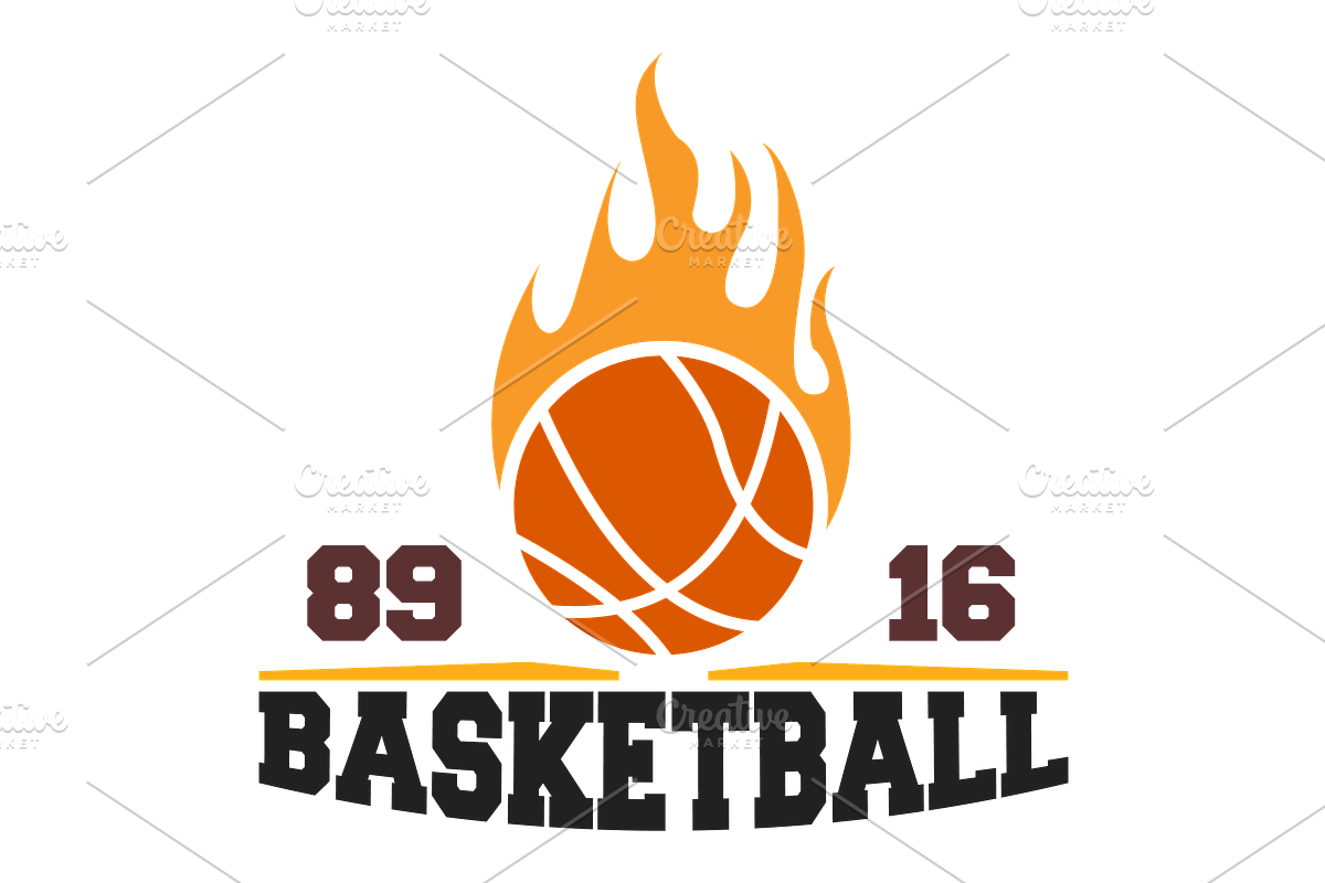 Great set of basketball logo,emblems, an Object Illustration by pashigorov (Photo 9 of 17)