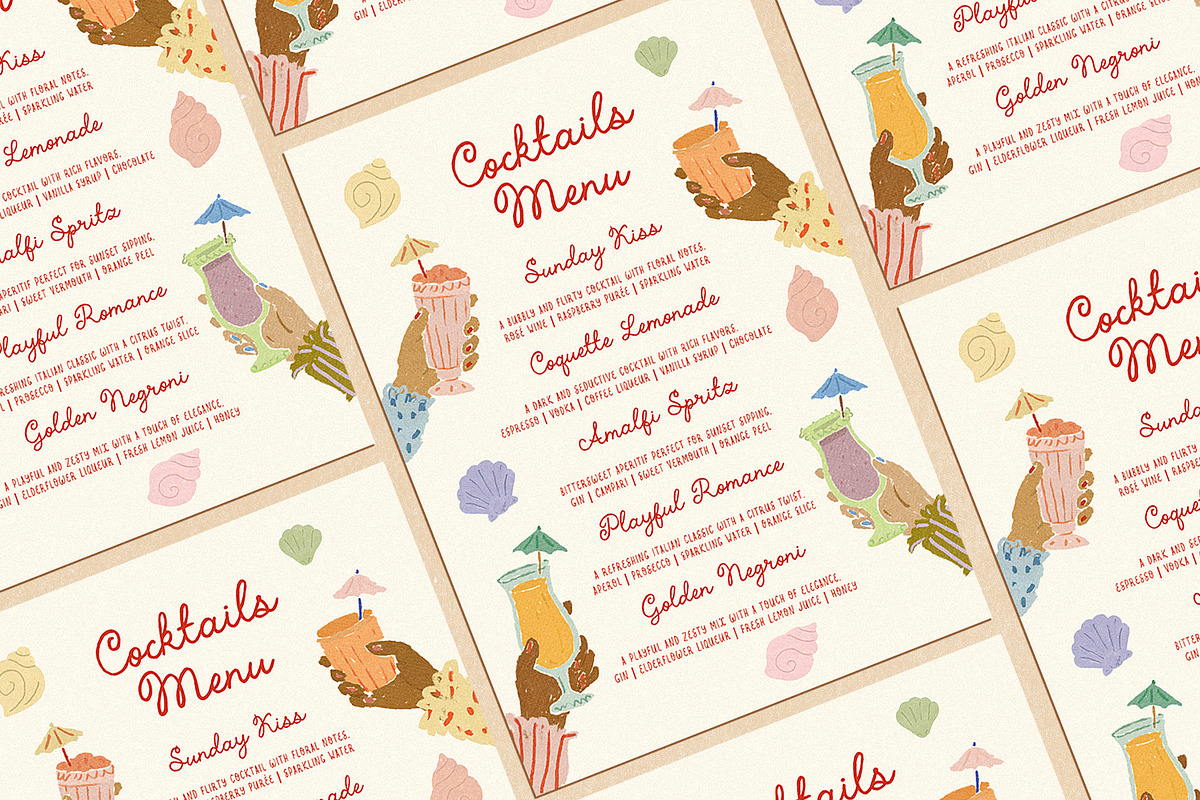Summer Whimsical Hand Drawn Wedding, an Object Graphic by Ayya Studio (Photo 10 of 14)