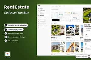 Ubin - Real Estate Dashboard, a Websites & App Template by SLAB! Design