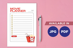 Movie Planner Film Template