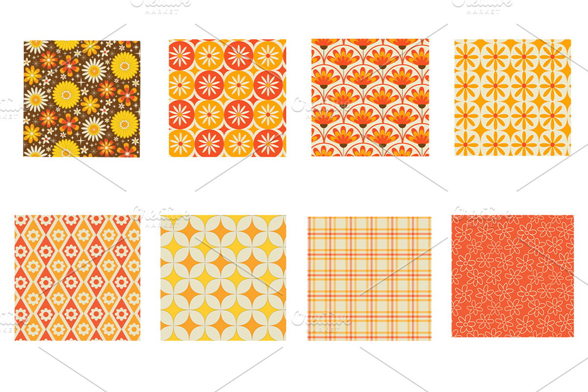Atomic Floral Patterns Collection, a Pattern Graphic by Yasmine Patterns (Photo 3 of 7)