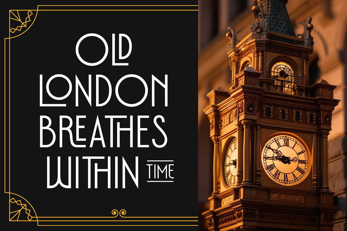 Art Deco Style - Emoritz, a Sans Serif Font by Novitype (Photo 8 of 14)