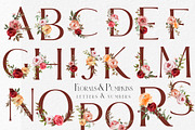 Florals & Pumpkins Fall Clip Art, a Decorative Illustration by whiteheartdesign (Thumbnail 9 of 14)