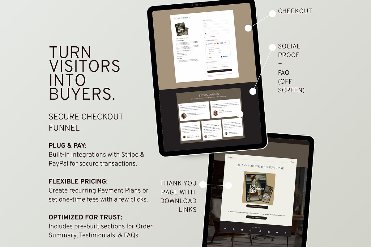 Systeme.io Business Foundation Kit, an UI Kit Template by Alter Edit (Photo 14 of 17)