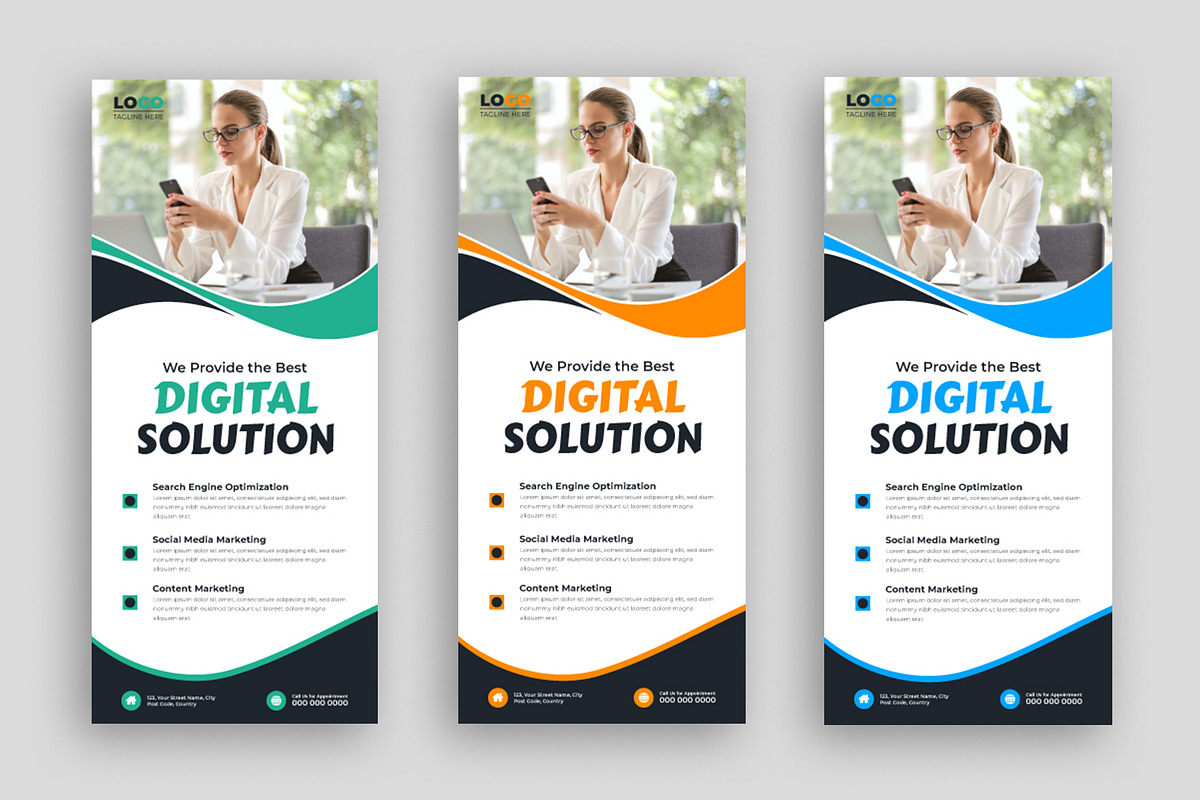 Business Rack Card or DL Flyer, a Flyer Template by nandinigraphics (Photo 1 of 3)