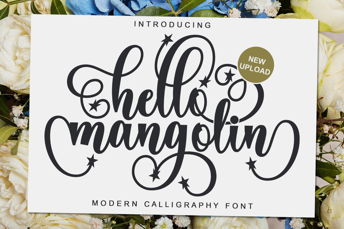 hello mangolin, a Script Font by IRF Lab Studio (Photo 1 of 10)