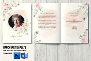 Funeral Program Template - V1059