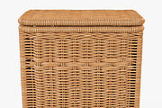 Wicker Laundry Hamper 08 Natural, an Object 3D Model by Markelos (Thumbnail 3 of 10)