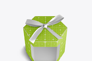 Gift Box With Plastic Window And Rib