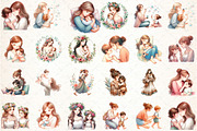 Mothers Day Clipart, Mom Clipart, an Illustration by DreamCafeArt (Thumbnail 3 of 6)
