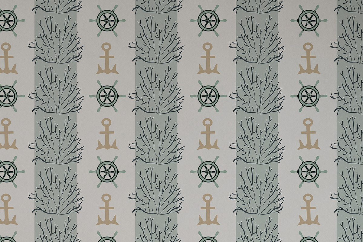 Nautical Stripe, a Pattern Graphic by snadiacreations (Photo 2 of 3)