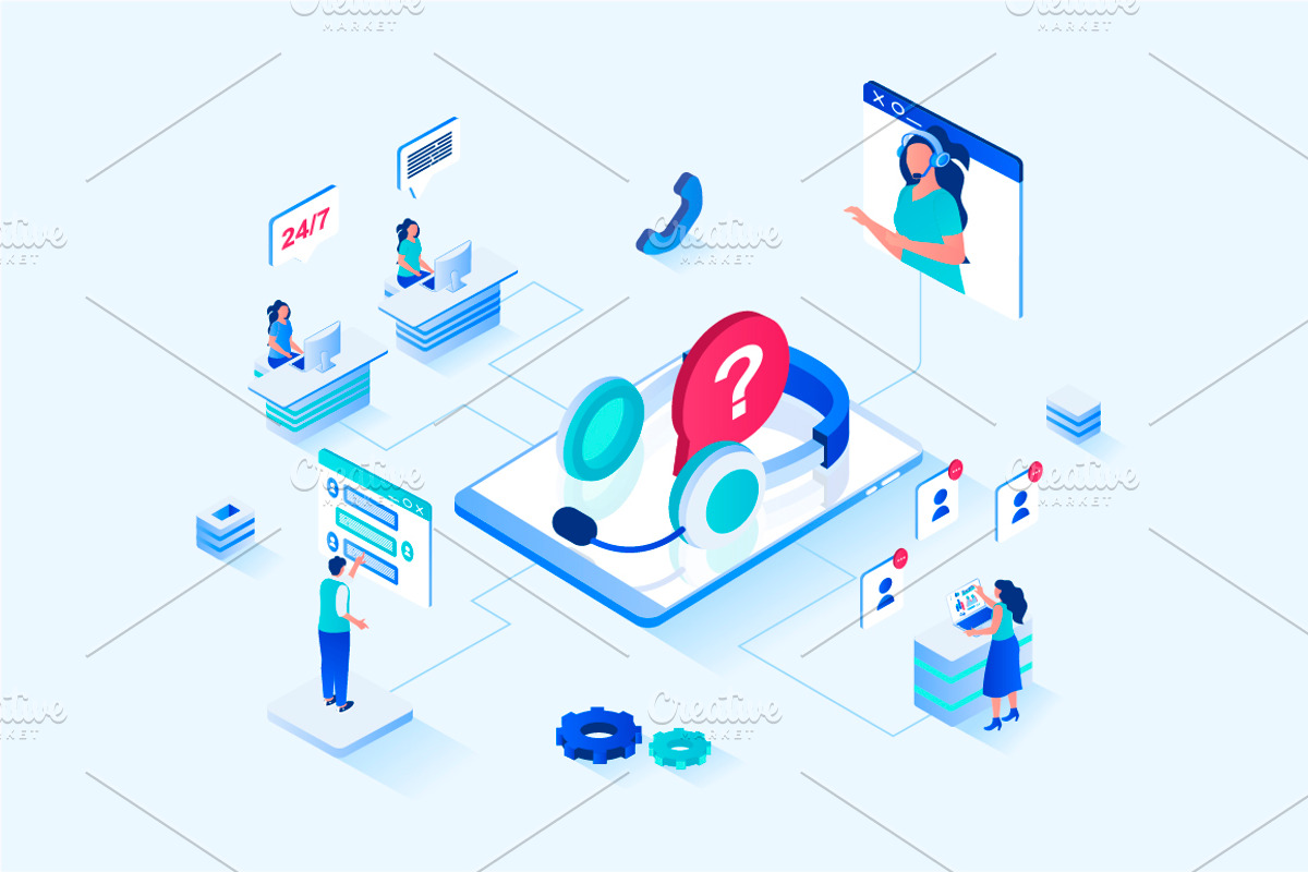 Isometric Web Illustrations, a Templates & Theme by alexdndz (Photo 11 of 31)