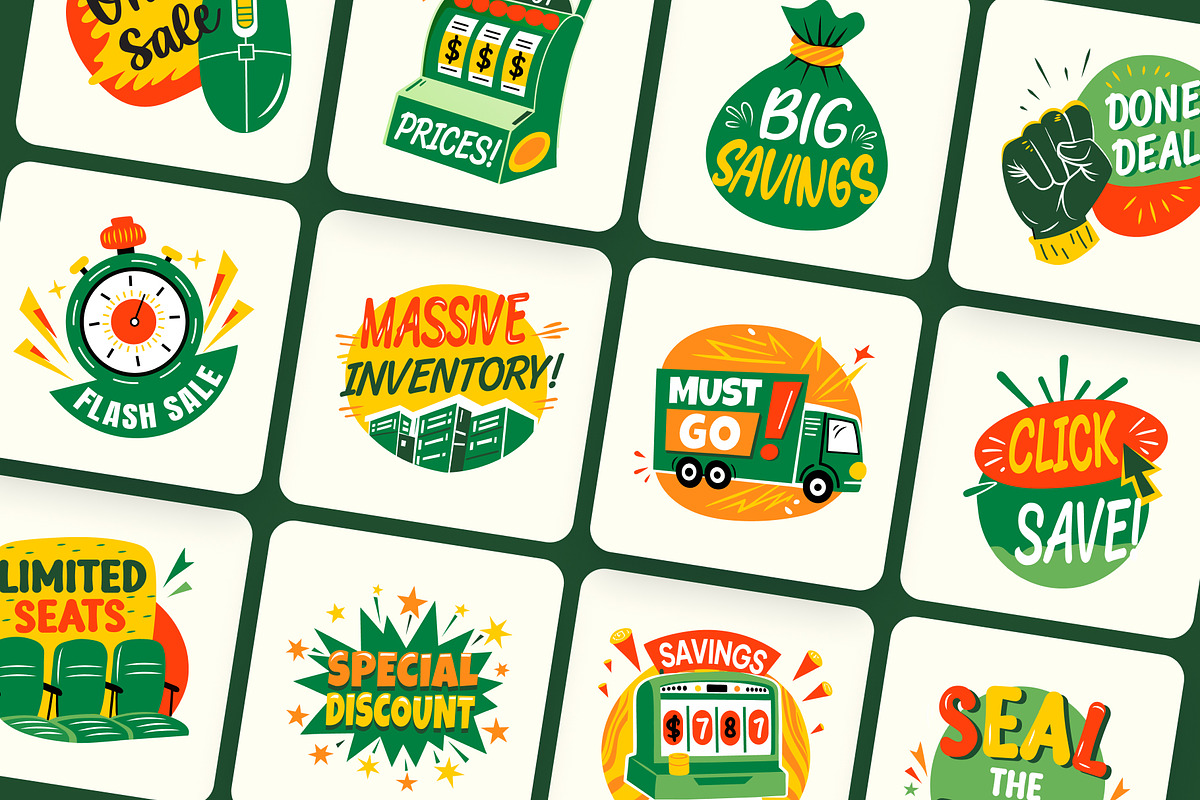 Animated Promotional Stickers, an Emoji Icon by Vectors Market (Photo 4 of 5)