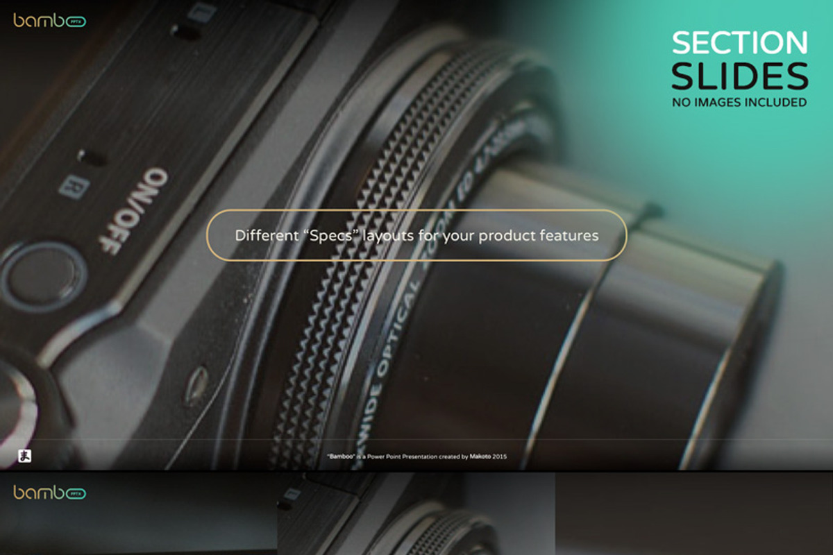 Elegant PPT template for products, a Presentation Template by Makoto (Photo 5 of 5)