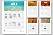 2026 Wall Calendar Template, a Stationery Template by ContestDesign (Thumbnail 1 of 4)