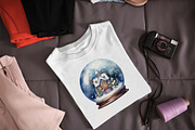 Christmas Snow Globe Clipart Bundle, an Illustration by Moon Studio (Thumbnail 6 of 11)