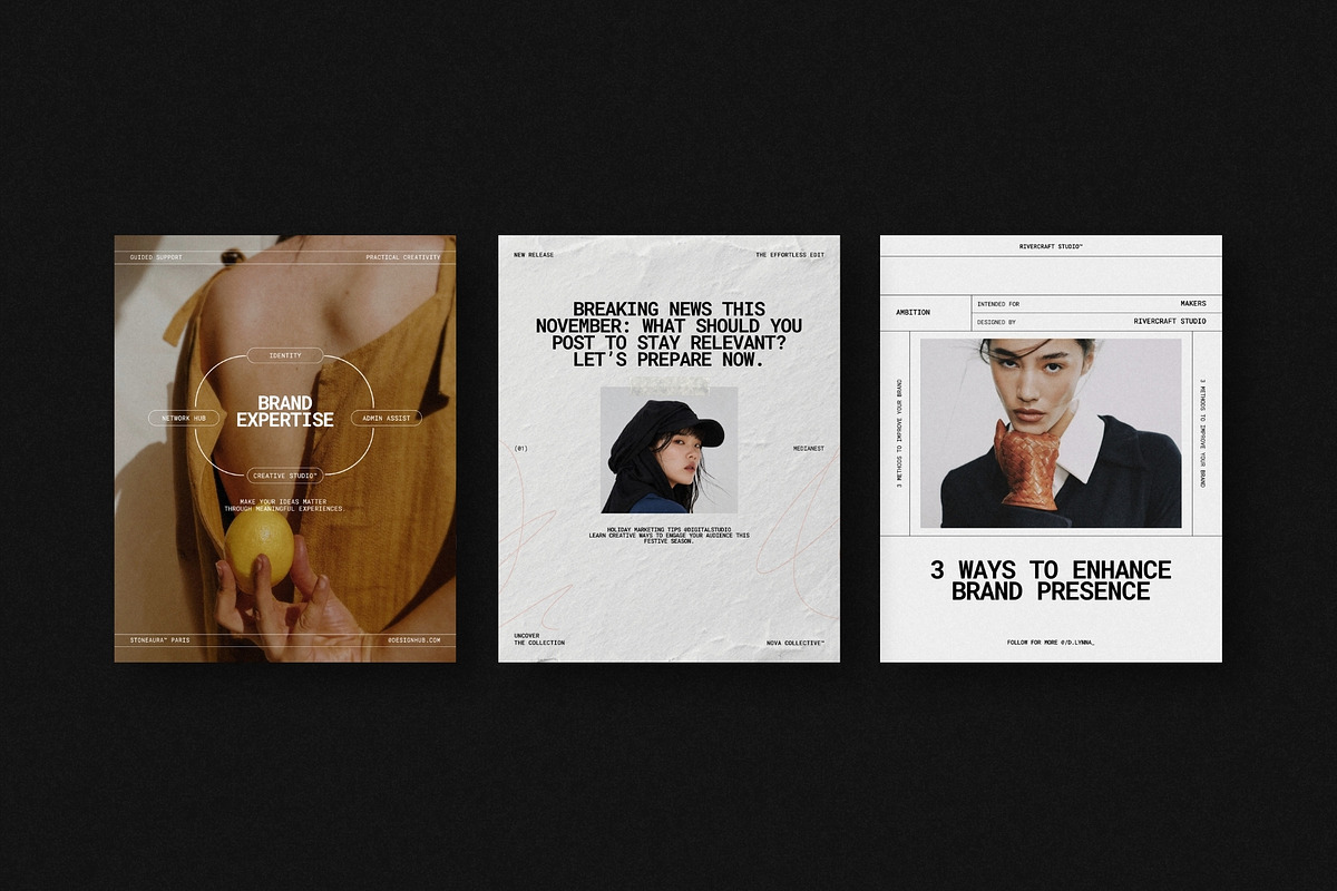 ZENO | Instagram Post & Story (II), a Social Media Template by The Aesthetic Studio (Photo 5 of 10)