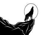 40 Wolf Moon Silhouette Vector Bundl, an Illustration by Amazin_art (Thumbnail 3 of 41)