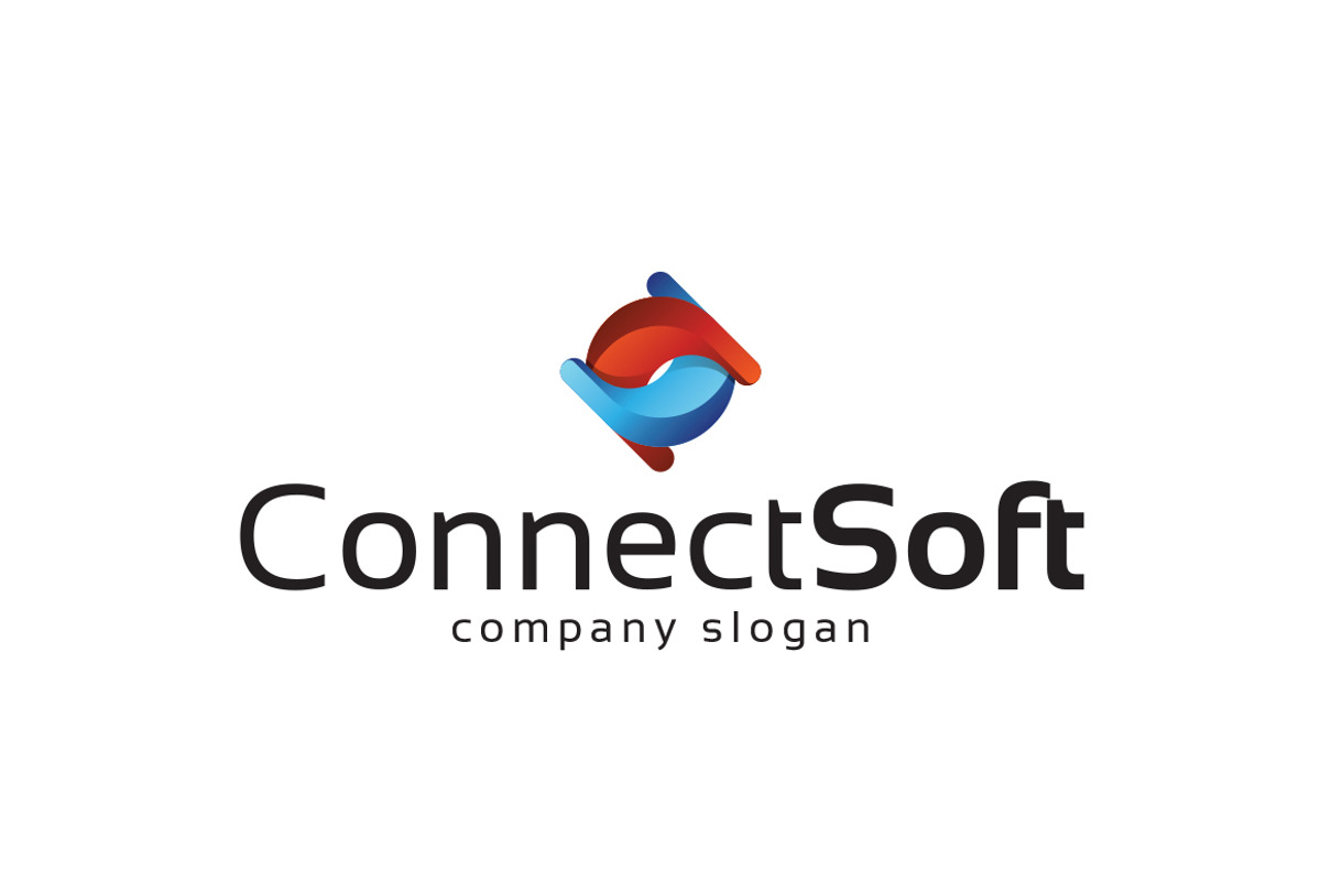 Connect Soft Logo, a Branding & Logo Template by EmilGuseinov (Photo 2 of 2)