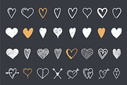 Hand Drawn Hearts, a Graphic by PixMarket (Thumbnail 3 of 3)