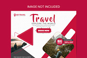 Travel Agency Social Media Post, a Marketing Template by Photoshop Action (Thumbnail 4 of 18)