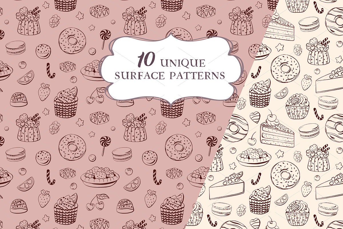SALE! Cakes & Chocolate Collection, a Decorative Illustration by Irina Diasli (Photo 8 of 14)