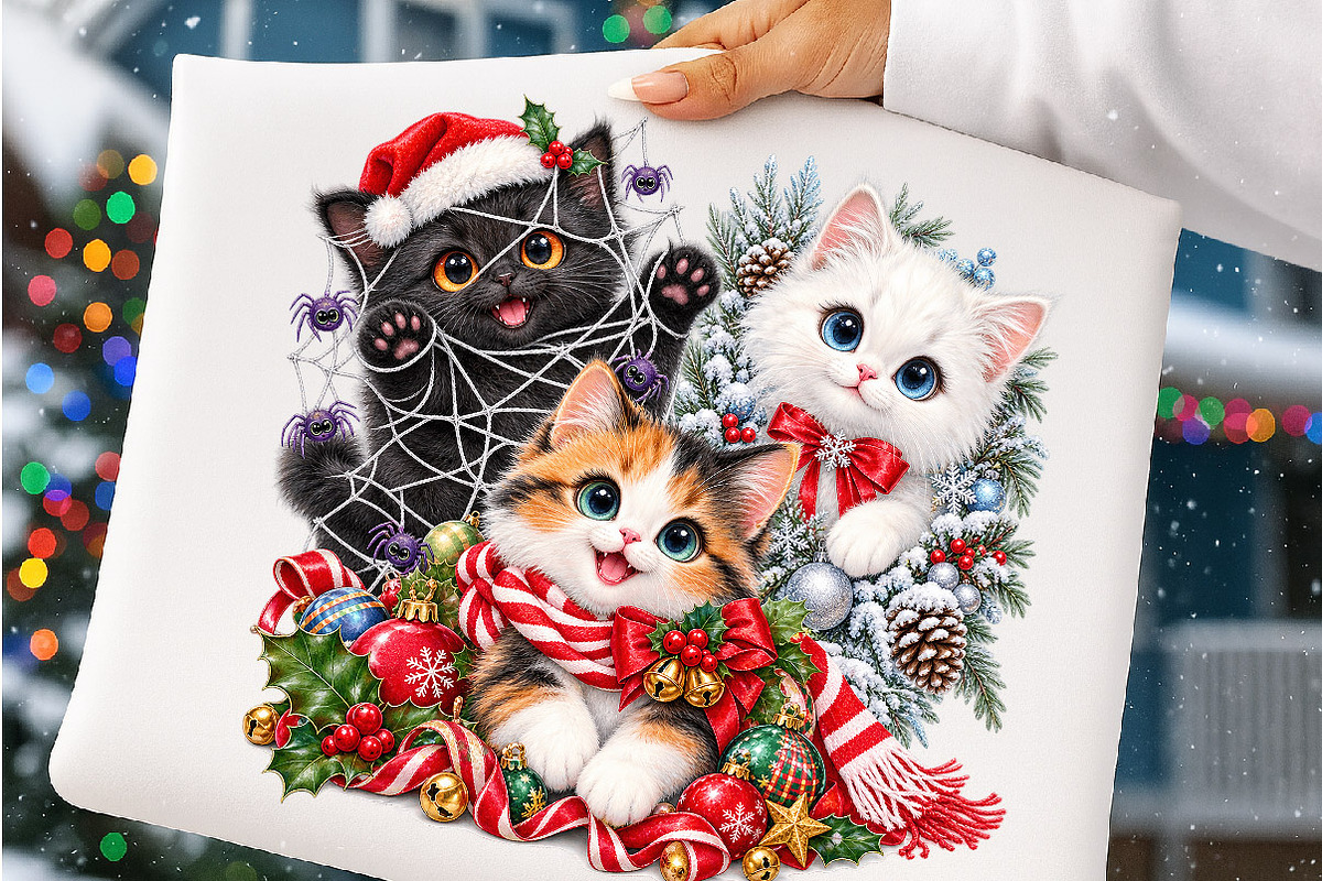 Whimsical Funny Cat Sublimation, a Work Illustration by SinaCreation (Photo 4 of 6)