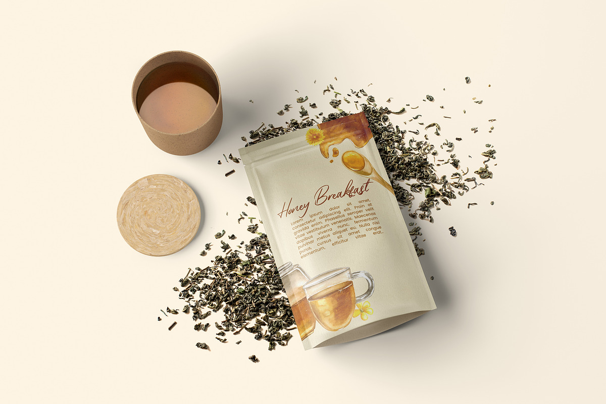 Honey Breakfast Watercolor Bundle, a Food Illustration by foxsong (Photo 6 of 12)