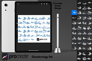 Ocean Sea Waves Set 1 Procreate, a Brush Add-On by Disasterology Ink (Thumbnail 2 of 10)