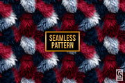 Patriotic Red Blue Animal Fur Paper, a Pattern Graphic by Creative Store (Thumbnail 4 of 5)
