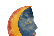 Sumo Collection · The Moon + The Sun, a Decorative Illustration by milatovar (Thumbnail 8 of 15)