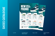 Shoes Catalogue Product Promo Flyer, a Flyer Template by MMPixelCraft (Thumbnail 1 of 6)