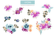 Colorful Acrylic Flower Set, a Decorative Illustration by Britt Mills (Thumbnail 2 of 6)