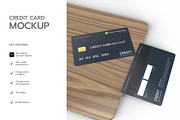 Credit Card Mockup, a Product Mockup by graphypix (Thumbnail 4 of 4)