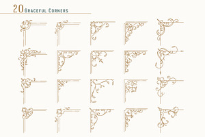 Vintage Ornaments. Vector Collection