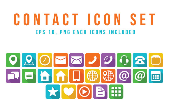 Contact Icon Set