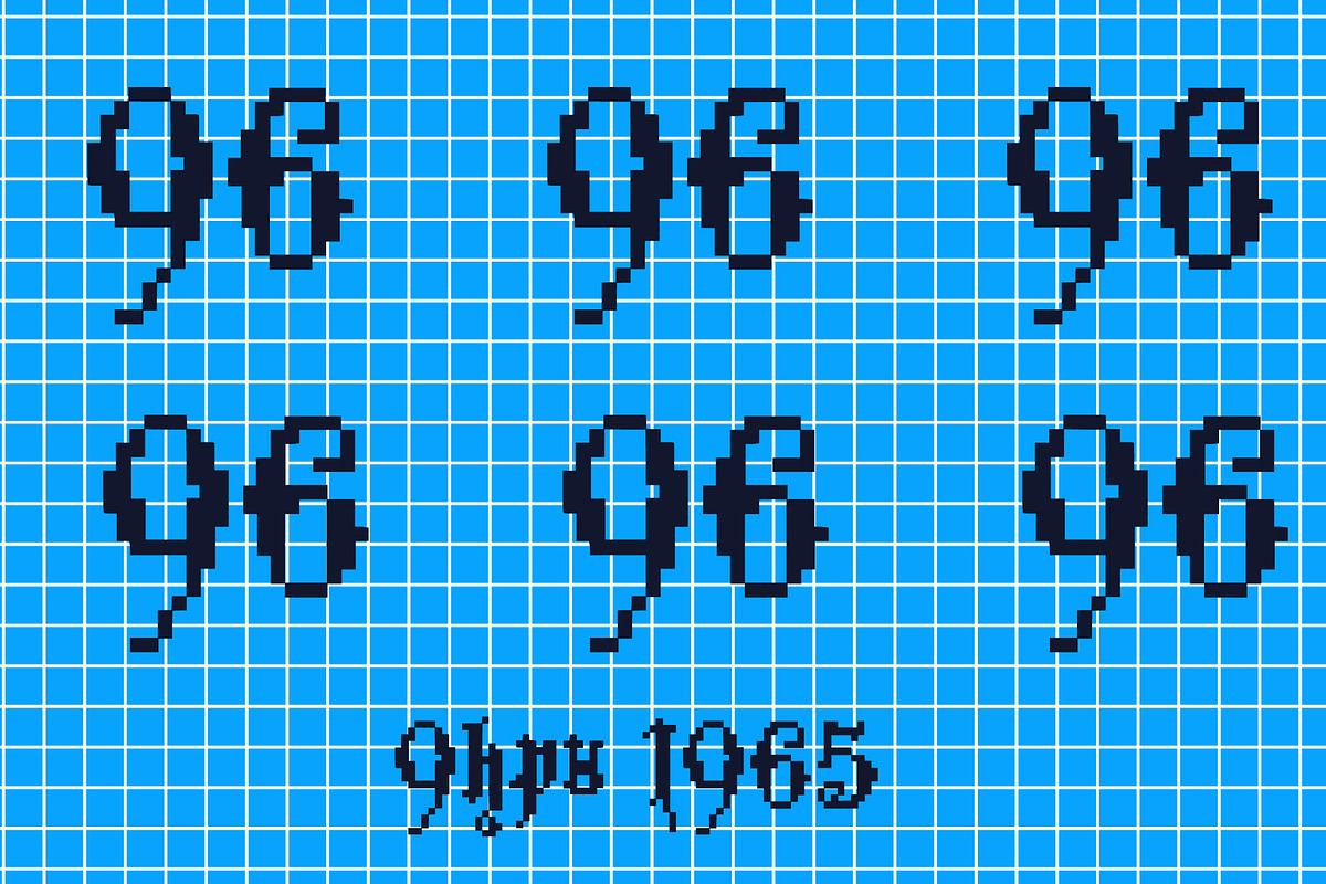 Ghotic Letter Pixel, a Blackletter Font by cromatixclassroom (Photo 2 of 5)