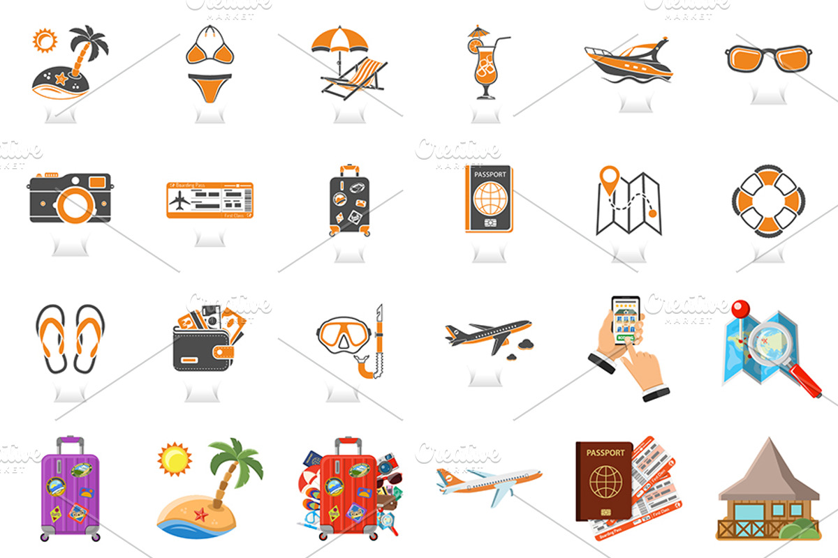 Vacation and Travel Themes, a Technology Illustration by TAlex (Photo 7 of 7)