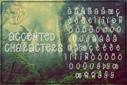All Hollow's Eve - A Hollow Font, a Handwritten Font by Endless Time Graphics (Thumbnail 3 of 3)