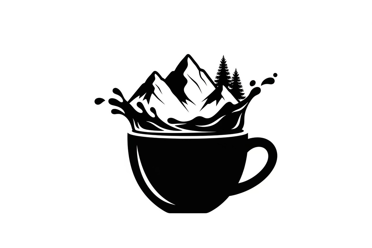 Mountain Coffee Cup Design Bundle, an Illustration by yasushie (Photo 2 of 31)