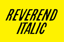 REVEREND ITALIC