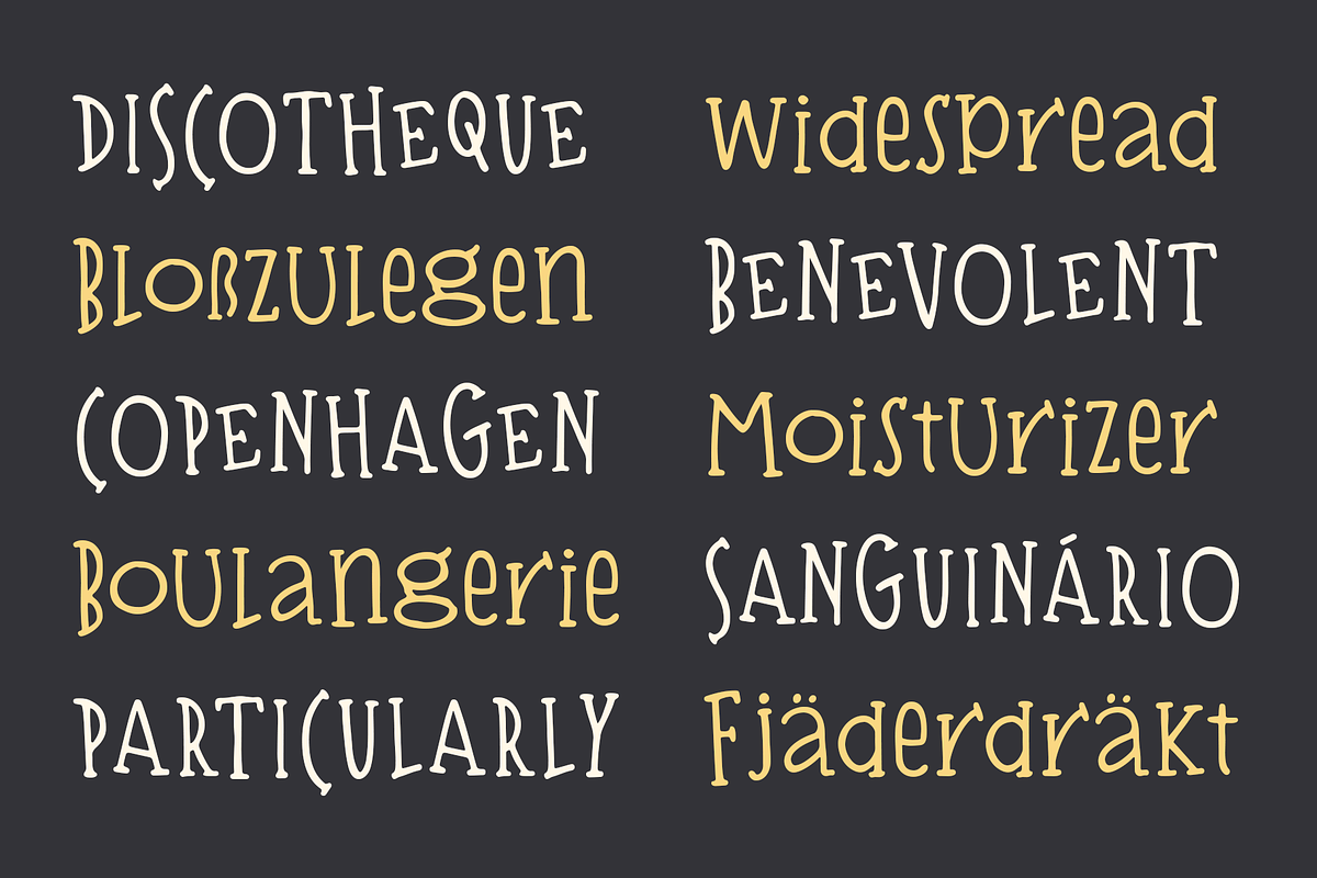 Bisquit | A Unique Serif Font, a Serif Font by Ayca Atalay (Photo 8 of 10)
