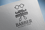 BarberShop Logo Templates, a Branding & Logo Template by Art Studio Design (Thumbnail 1 of 2)