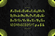 Redagon | Blackletter Typeface, a Blackletter Font by Denustudios (Thumbnail 10 of 12)