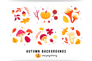 Autumn pattern. Fall season prints., a Pattern Graphic by WalnutBird (Thumbnail 2 of 4)