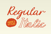 CS Belrise Pixel, a Script Font by Craft Supply Co. (Thumbnail 4 of 8)